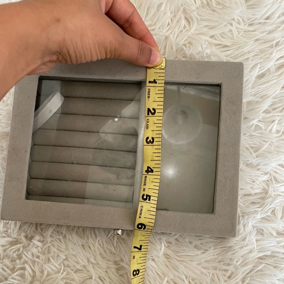 Gray Jewelry Box Organizer - Picture 10 of 12